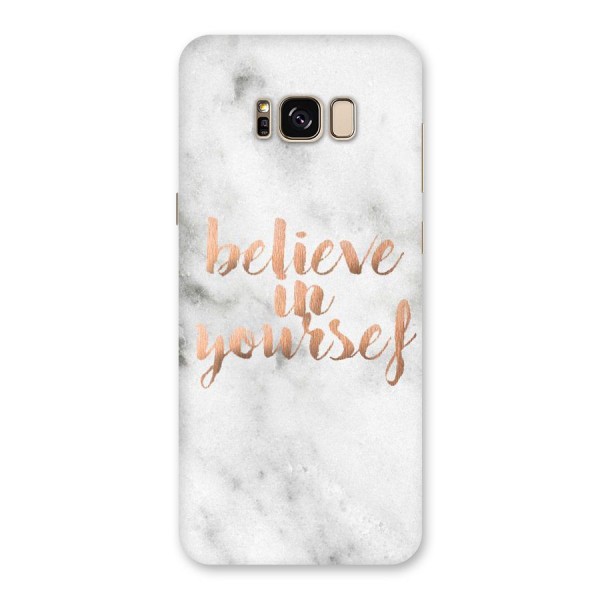 Believe in Yourself Back Case for Galaxy S8 Plus